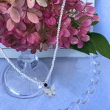 flowers pearl necklace classy cute  jewelry with natural stones