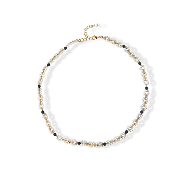 classy elegant necklace unique jewelry golden pearls