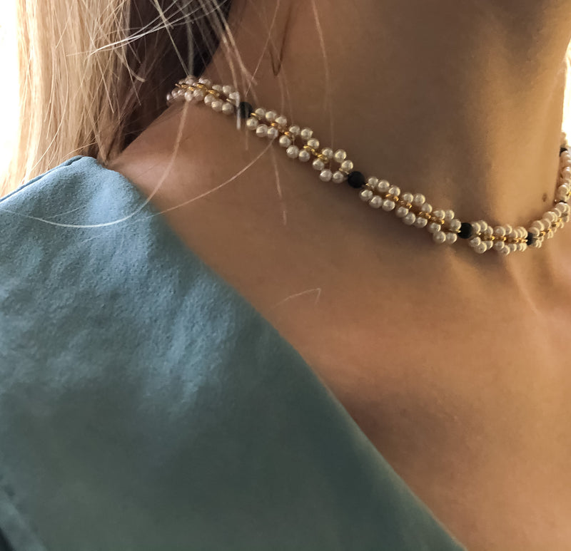 classic necklace design lavastones essential oils, unique trendy  pearl design